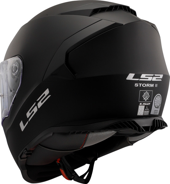 Изображение товара Мотошлем LS2 FF800 Storm II Solid (XXL, матовый черный)