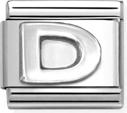 Изображение товара Звено для браслета NominatioN Буква D 330113/04 (серебристый)