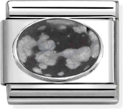 Изображение товара Звено для браслета NominatioN Овал 330510/44 (обсидиан)