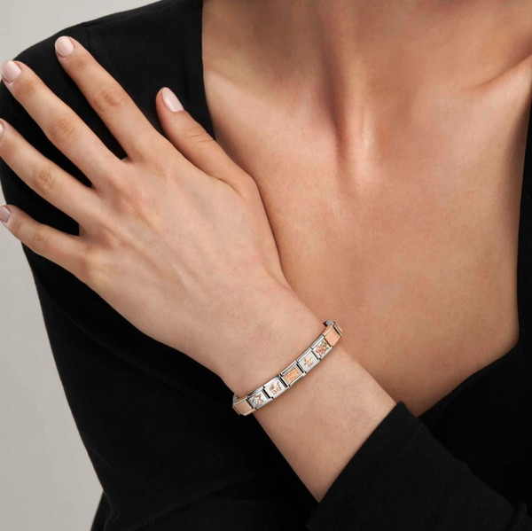 Изображение товара Звено для браслета NominatioN Сердце 330606/006 (светло-синий цирконий)