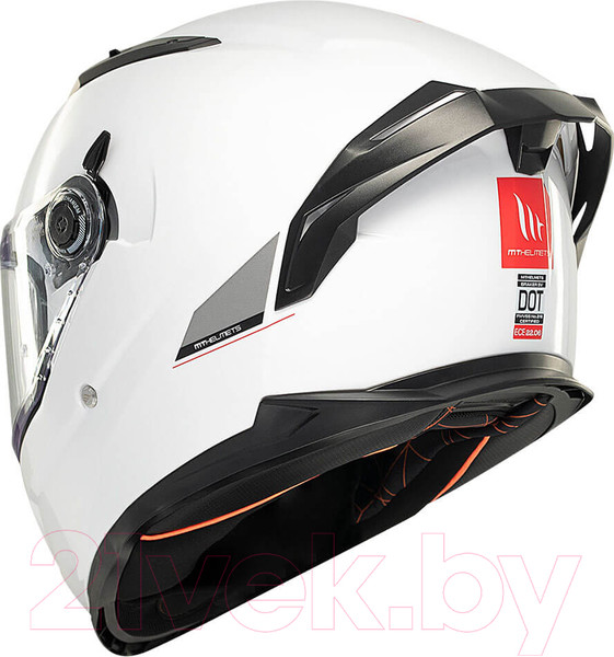 Изображение товара Мотошлем MT Helmets Braker SV Solid (L, глянцевый жемчужно-белый)