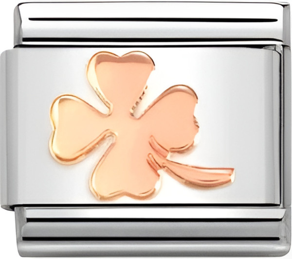 Изображение товара Звено для браслета NominatioN Клевер розовое золото 430104/44