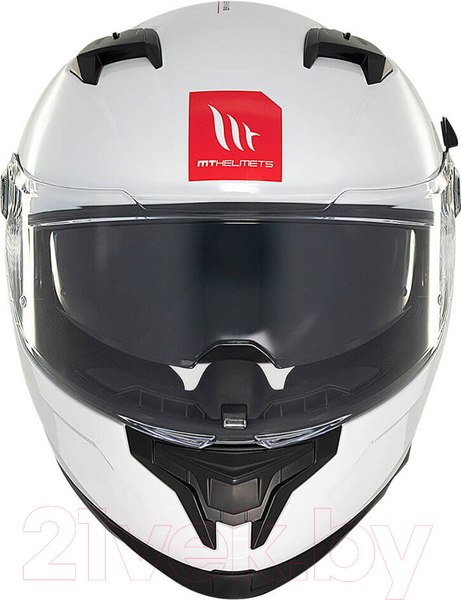 Изображение товара Мотошлем MT Helmets Braker SV Solid (M, глянцевый жемчужно-белый)