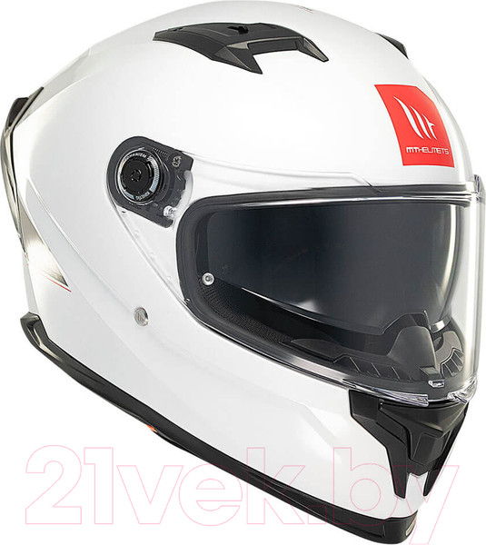 Изображение товара Мотошлем MT Helmets Braker SV Solid (M, глянцевый жемчужно-белый)