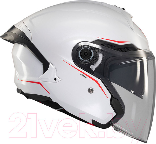 Изображение товара Мотошлем MT Helmets Cosmo SV Solid (L, глянцевый белый)