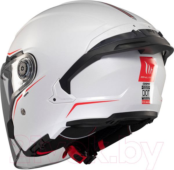 Изображение товара Мотошлем MT Helmets Cosmo SV Solid (M, глянцевый белый)