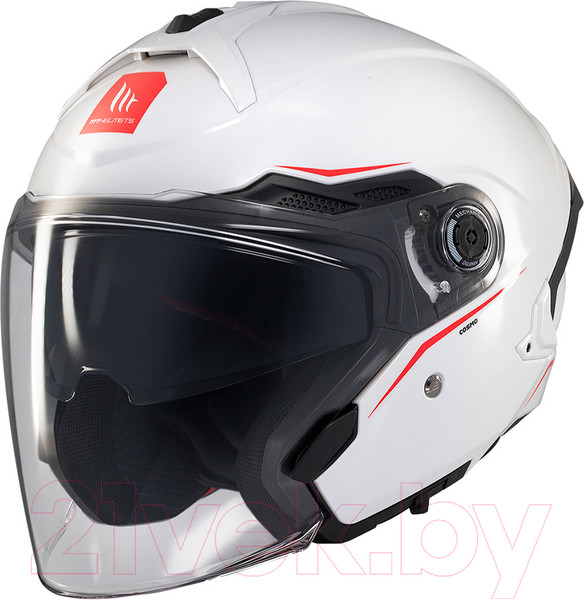 Изображение товара Мотошлем MT Helmets Cosmo SV Solid (XL, глянцевый белый)