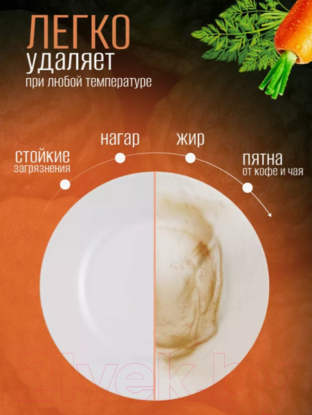 Изображение товара Средство для мытья посуды Результат.Про Морковь (5л)