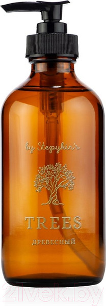 Изображение товара Мыло жидкое by Stepykin’s Premium Trees Дерево (235мл, стеклянный флакон)