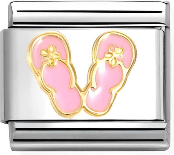 Изображение товара Звено для браслета NominatioN Розовые шлепанцы 030272/89