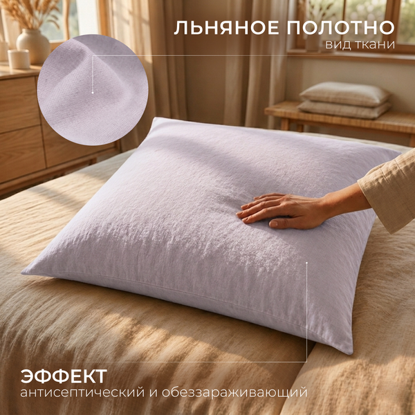 Изображение товара Наволочка Mio Tesoro 60x60 / Лён6060Н-8