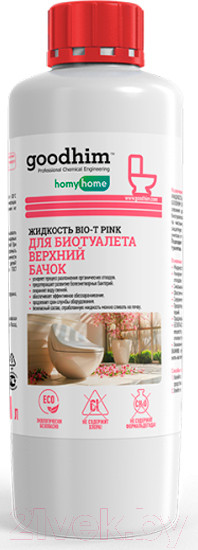 Изображение товара Жидкость для биотуалета GoodHim Bio-T Pink / 58725 (1л)