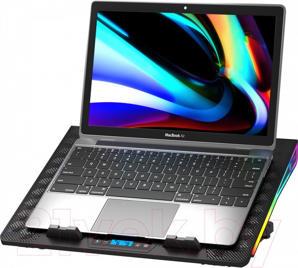 Изображение товара Подставка для ноутбука Evolution LCS-09 RGB с активным охлаждением
