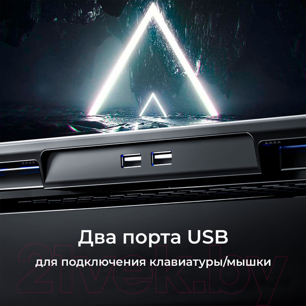 Изображение товара Подставка для ноутбука Evolution LCS-09 RGB с активным охлаждением