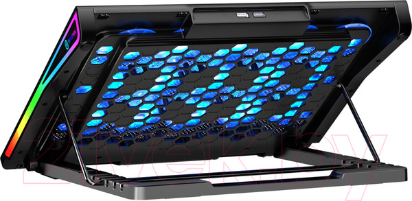 Изображение товара Подставка для ноутбука Evolution LCS-09 RGB с активным охлаждением