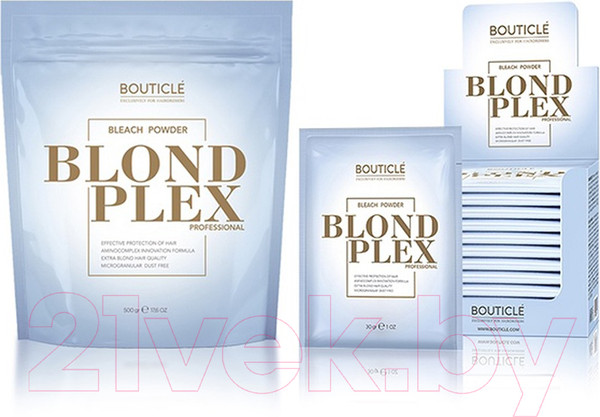 Изображение товара Порошок для осветления волос Bouticle Blond Plex Powder Bleach с аминокомплексом (12x30г)