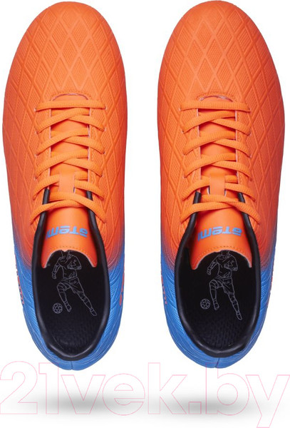 Изображение товара Бутсы футбольные Atemi Msr Kids SBA- 005 (р-р 31, оранжевый/голубой)