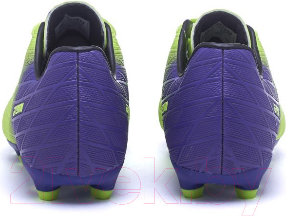 Изображение товара Бутсы футбольные Atemi Msr Kids SBA-005 (ярко-салатовый/фиолетовый, р-р 34)