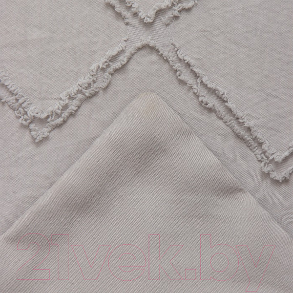 Изображение товара Комплект постельного белья Love Life Tufting. Орнамент 1.5сп / 10323107 (серый)