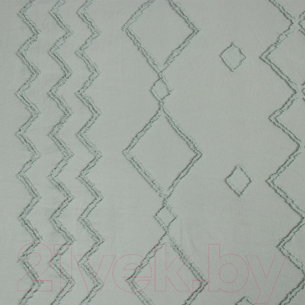 Изображение товара Комплект постельного белья Love Life Tufting. Орнамент 1.5сп / 10323098 (зеленый)