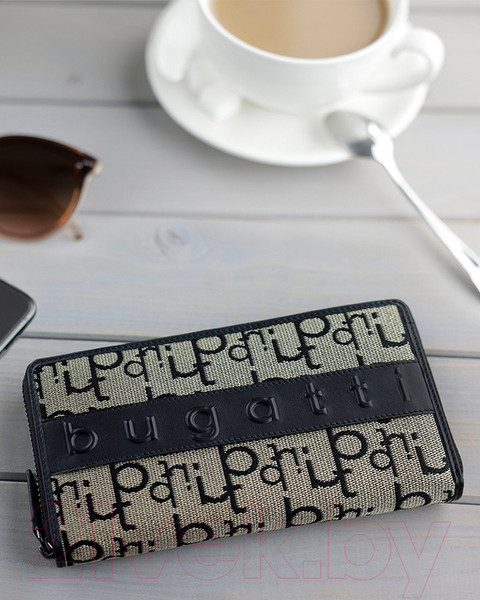 Изображение товара Портмоне Bugatti Elea / 49435201 (бежевый/черный)