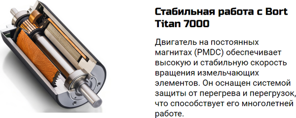 Изображение товара Измельчитель отходов Bort Titan 7000 (93413519)