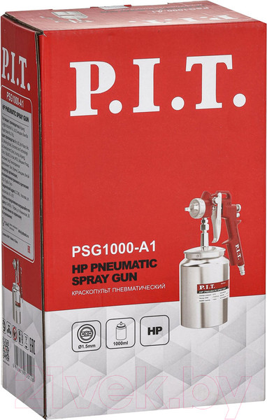 Изображение товара Пневматический краскопульт P.I.T PSG1000-A1