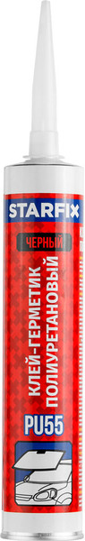 Изображение товара Герметик полиуретановый Starfix PU55 SM-97631-1 (300мл, черный)