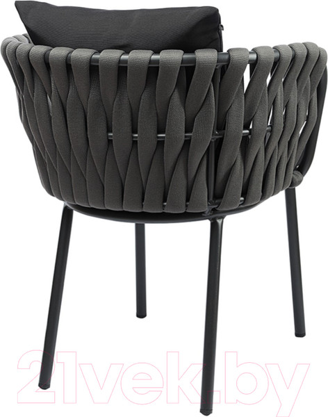 Изображение товара Стул садовый Bergenson Bjorn Braid / BB0000812 (серый/черный)