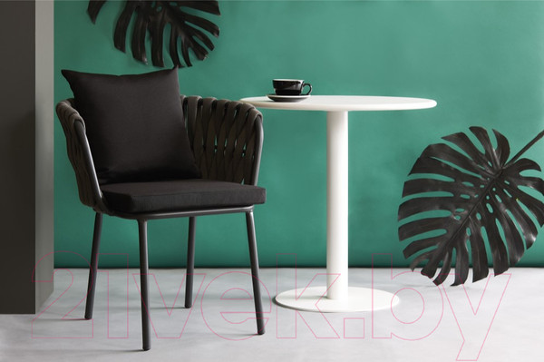 Изображение товара Стул садовый Bergenson Bjorn Braid / BB0000812 (серый/черный)