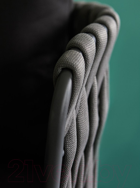 Изображение товара Стул садовый Bergenson Bjorn Braid / BB0000812 (серый/черный)