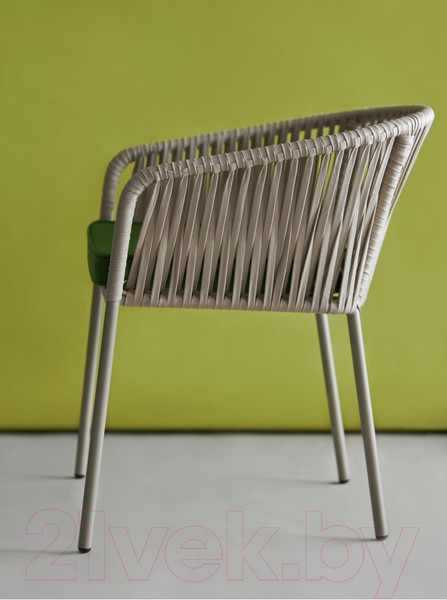 Изображение товара Стул садовый Bergenson Bjorn Reed / BB0000813 (бежевый/зеленый)