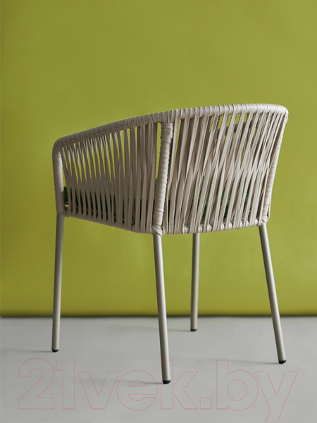 Изображение товара Стул садовый Bergenson Bjorn Reed / BB0000813 (бежевый/зеленый)