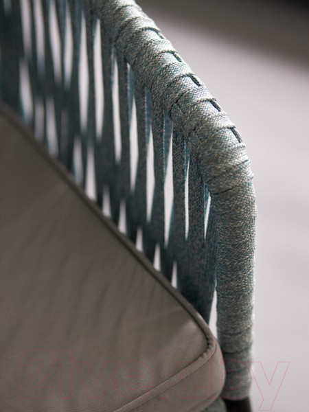 Изображение товара Стул садовый Bergenson Bjorn Reed / BB0000814 (черный/серо-голубой)