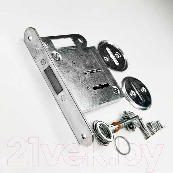 Изображение товара Замок врезной Vettore ЗВ 8-4 CP (хром, 3 ключа)