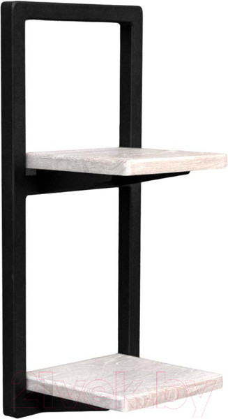 Изображение товара Полка Stal-Massiv Fly-WH  (дуб беленый)