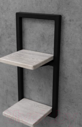 Изображение товара Полка Stal-Massiv Fly-WH  (дуб беленый)