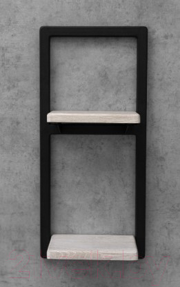 Изображение товара Полка Stal-Massiv Fly-WH  (дуб беленый)