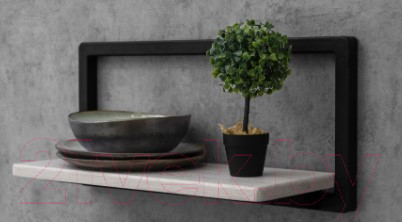 Изображение товара Полка Stal-Massiv Fly-WL  (дуб беленый)