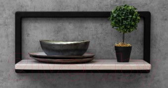 Изображение товара Полка Stal-Massiv Fly-WL  (дуб беленый)