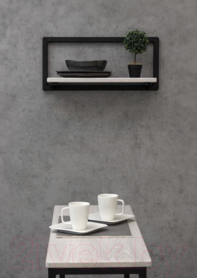 Изображение товара Полка Stal-Massiv Fly-WL  (дуб беленый)