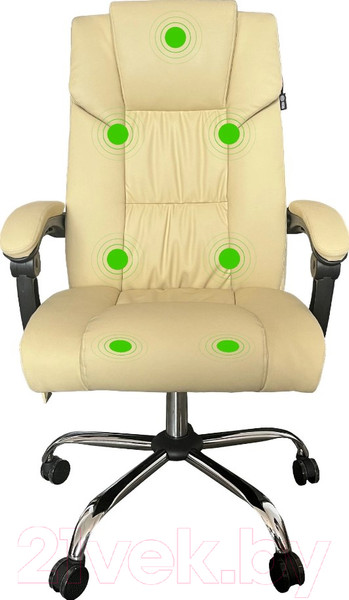 Изображение товара Кресло офисное Cactus CS-CHR-OC04M-WT (слоновая кость)