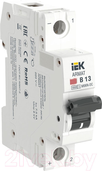 Изображение товара Выключатель автоматический IEK AR-M06N-1-B013DC