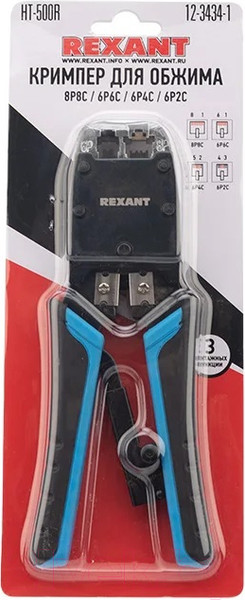 Изображение товара Инструмент обжимной Rexant Кримпер 12-3434-1