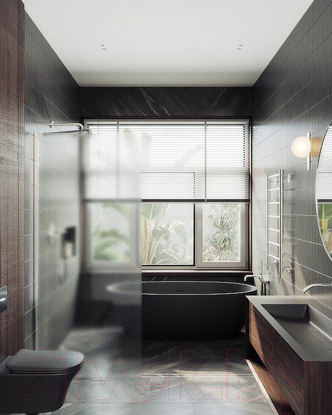 Изображение товара Душевая стенка MaybahGlass 109x195 / MGD-680-4ш (сатин стекло/хром глянцевый)