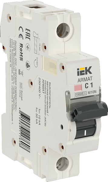 Изображение товара Выключатель автоматический IEK AR-M10N-1-C001