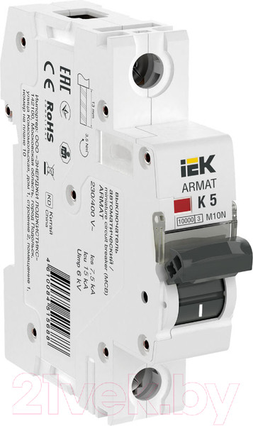 Изображение товара Выключатель автоматический IEK AR-M10N-1-K005