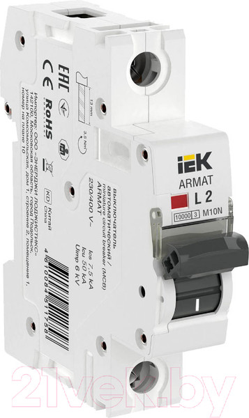 Изображение товара Выключатель автоматический IEK AR-M10N-1-L002