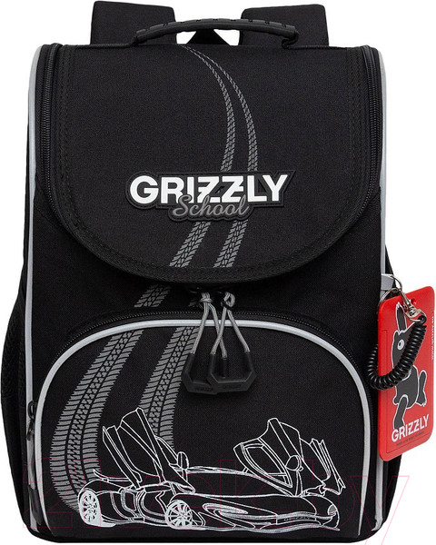 Изображение товара Школьный рюкзак Grizzly RAm-485-8 (черный)