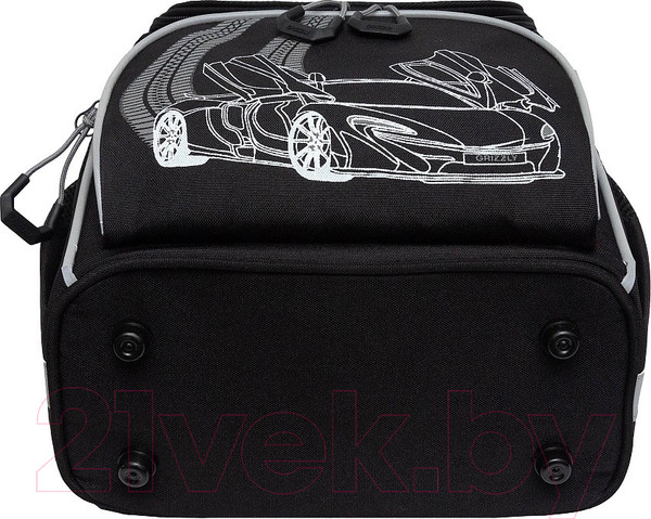 Изображение товара Школьный рюкзак Grizzly RAm-485-8 (черный)